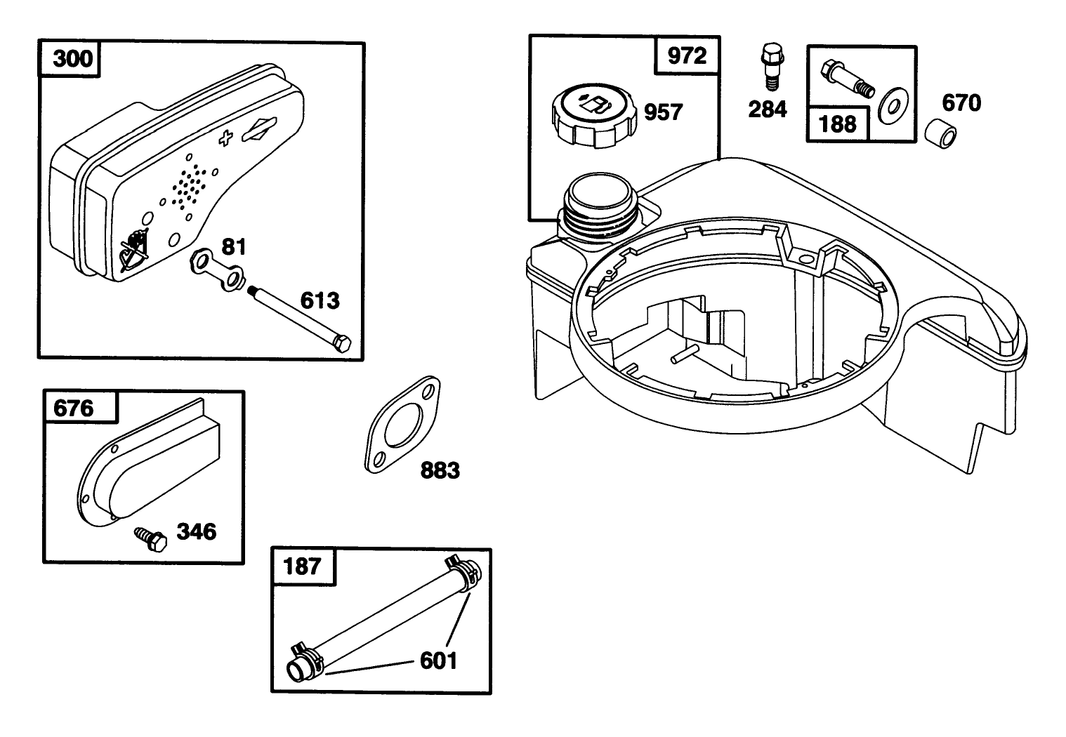 Engine Briggs & Stratton Model 127802-0640-01