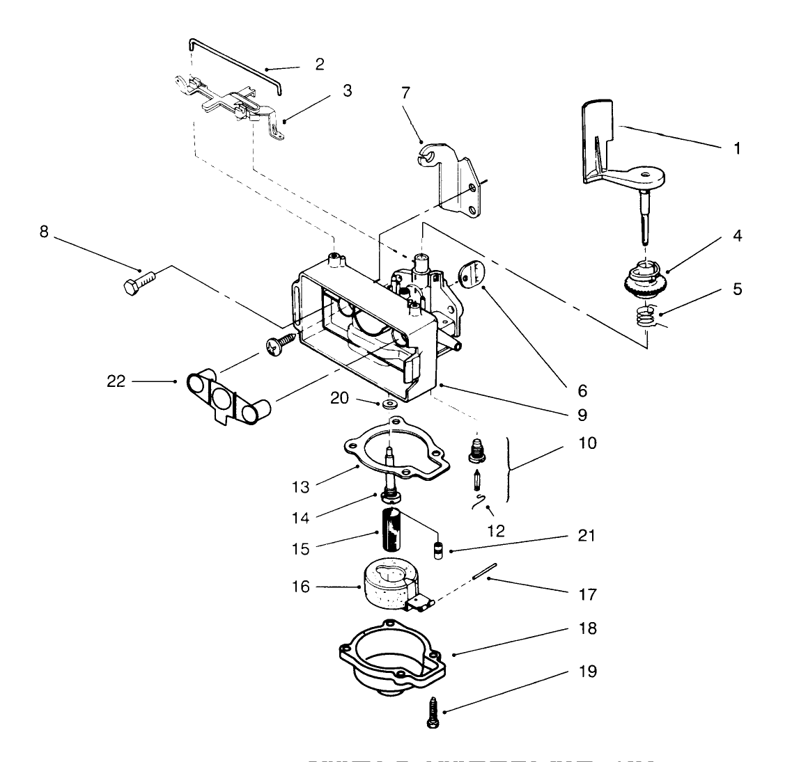 Carburetor Assembly (model No. 20442 Only)