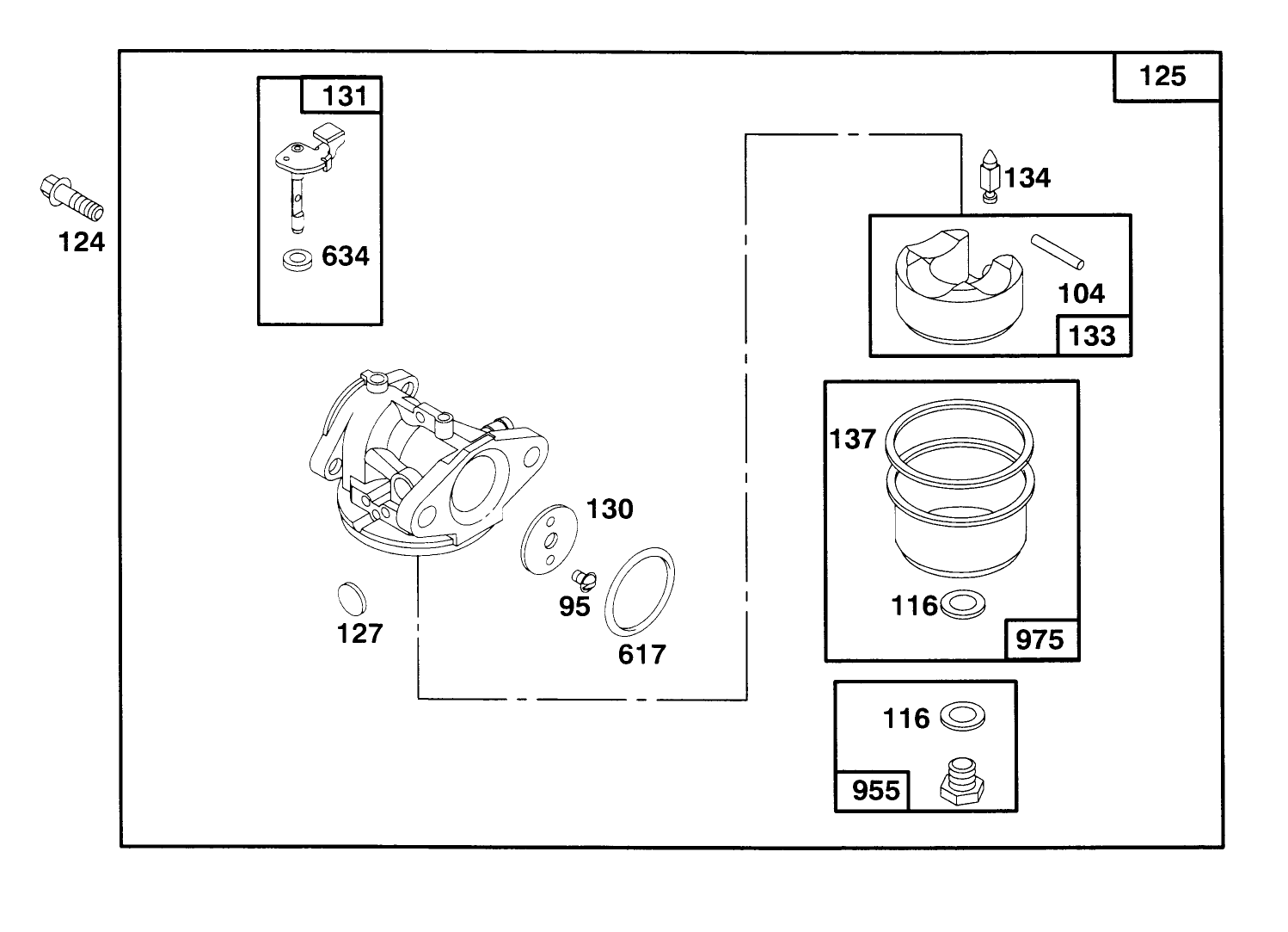 Engine Briggs & Stratton Model 127802-0640-01