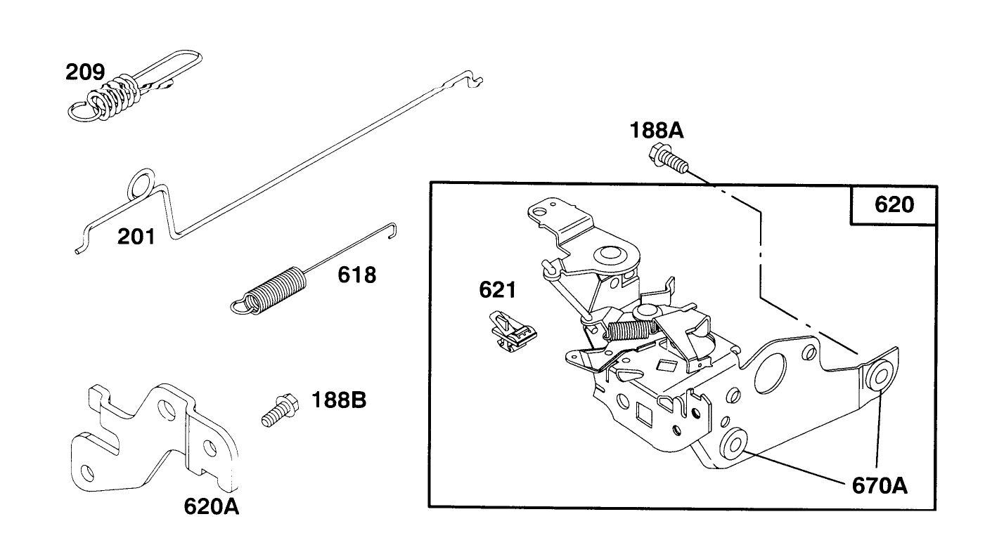 Engine Briggs & Stratton Model 127802-0640-01