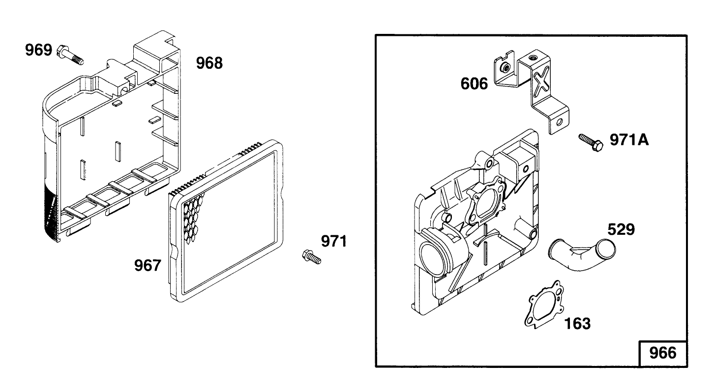 Engine Briggs & Stratton Model 127802-0640-01