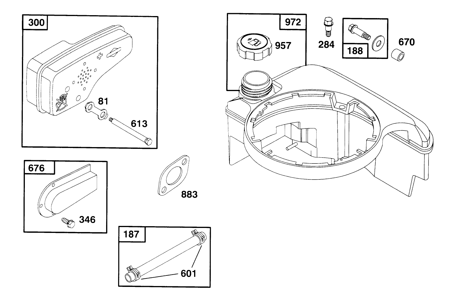 Engine Briggs & Stratton Model 127802-0640-01