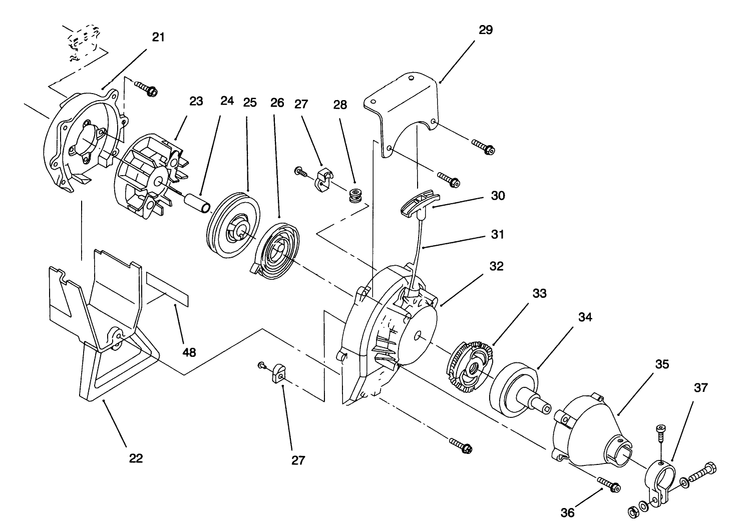 Flywheel, Starter, & Clutch Assemblies