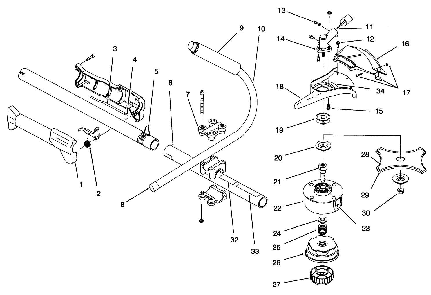 Boom And Trimmer Assembly