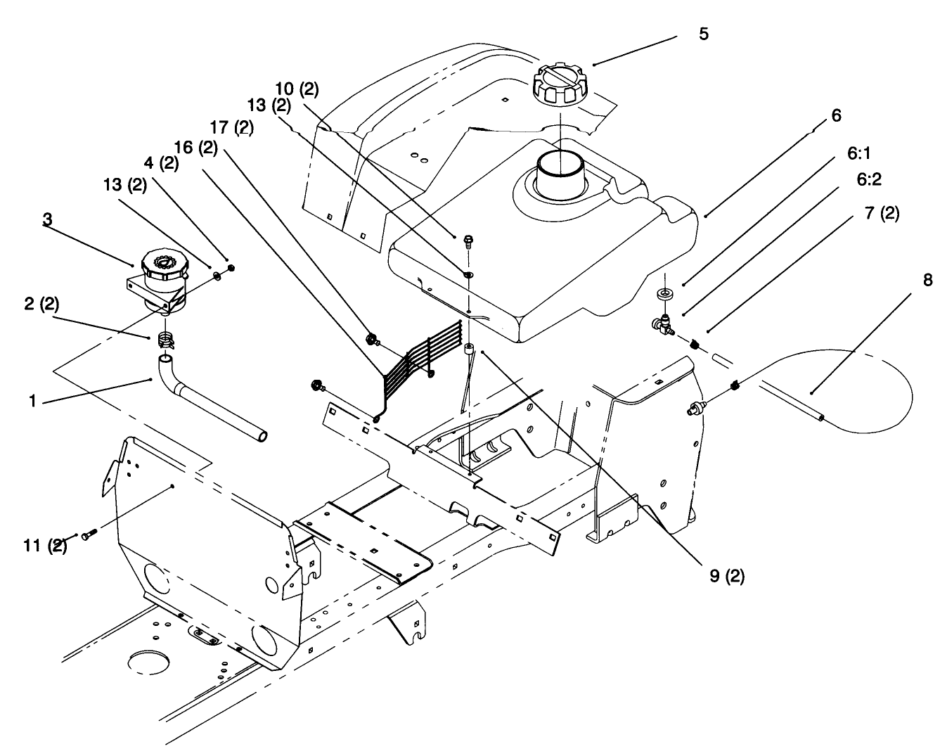 Fuel Tank And Hydro Reservoir