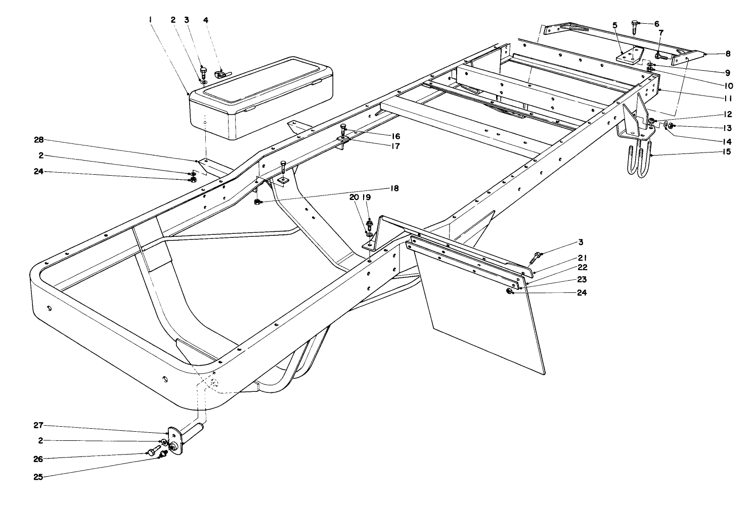 Frame And Front Fender Assembly