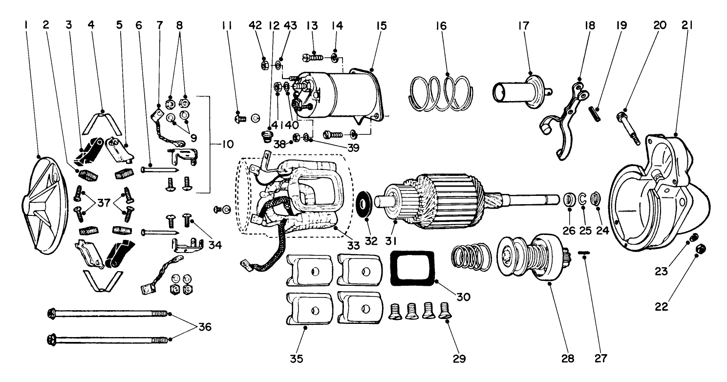 Starter Motor Assembly