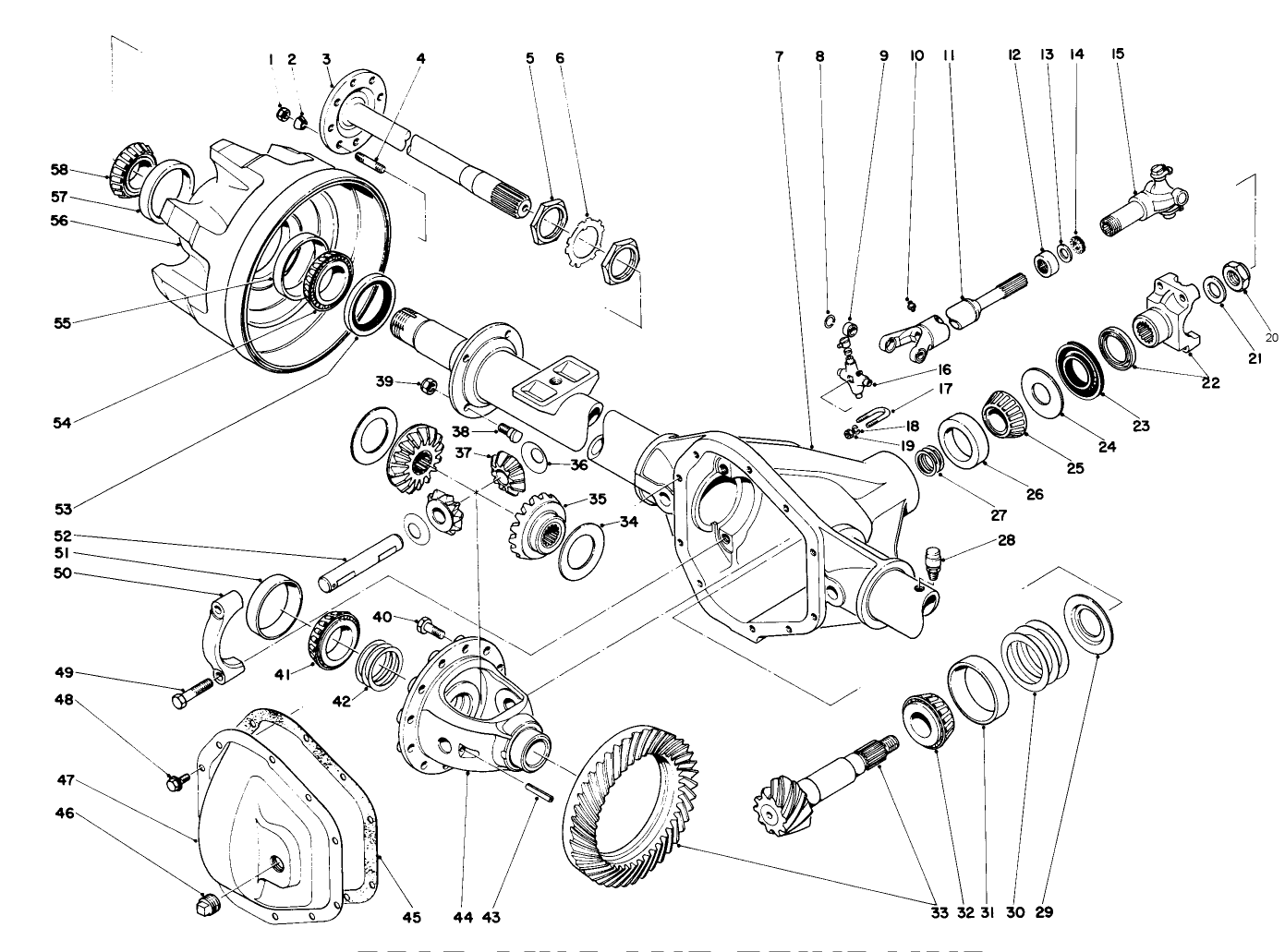Rear Axle And Drive Line (continued) (used On Units With Serial No. 30400 & Up)