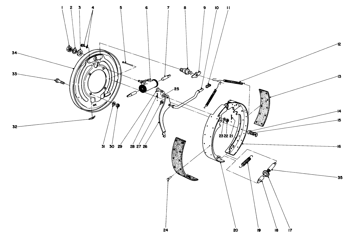 Brake Assembly (14 X 2 1/4) (used On Units With Serial No. 30001 Thru 30399)