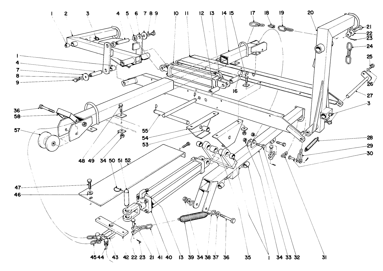 Main Frame Assembly-Rear Parkmaster 7