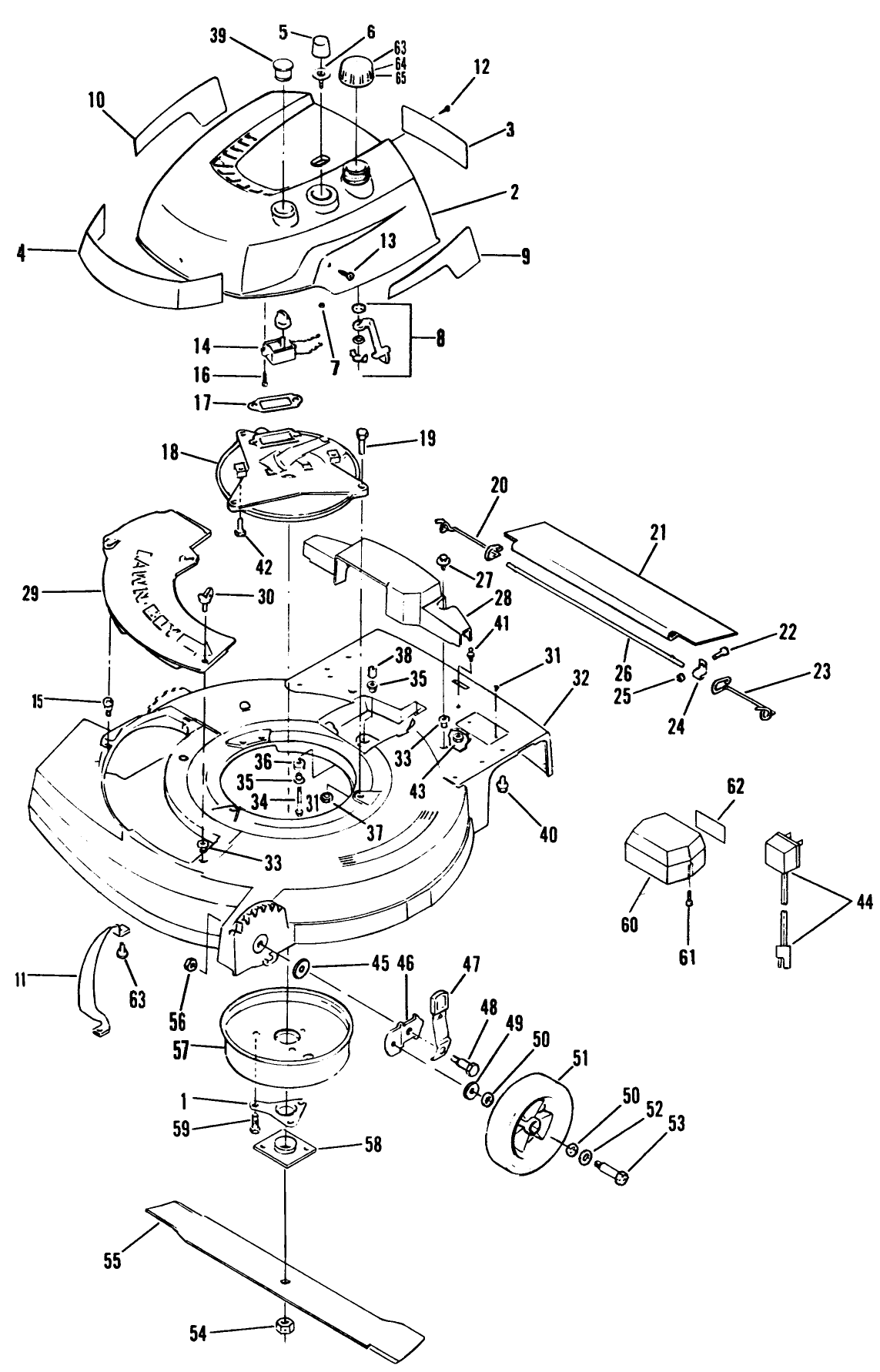 Deck And Shroud Group Model R8238ae - 8237