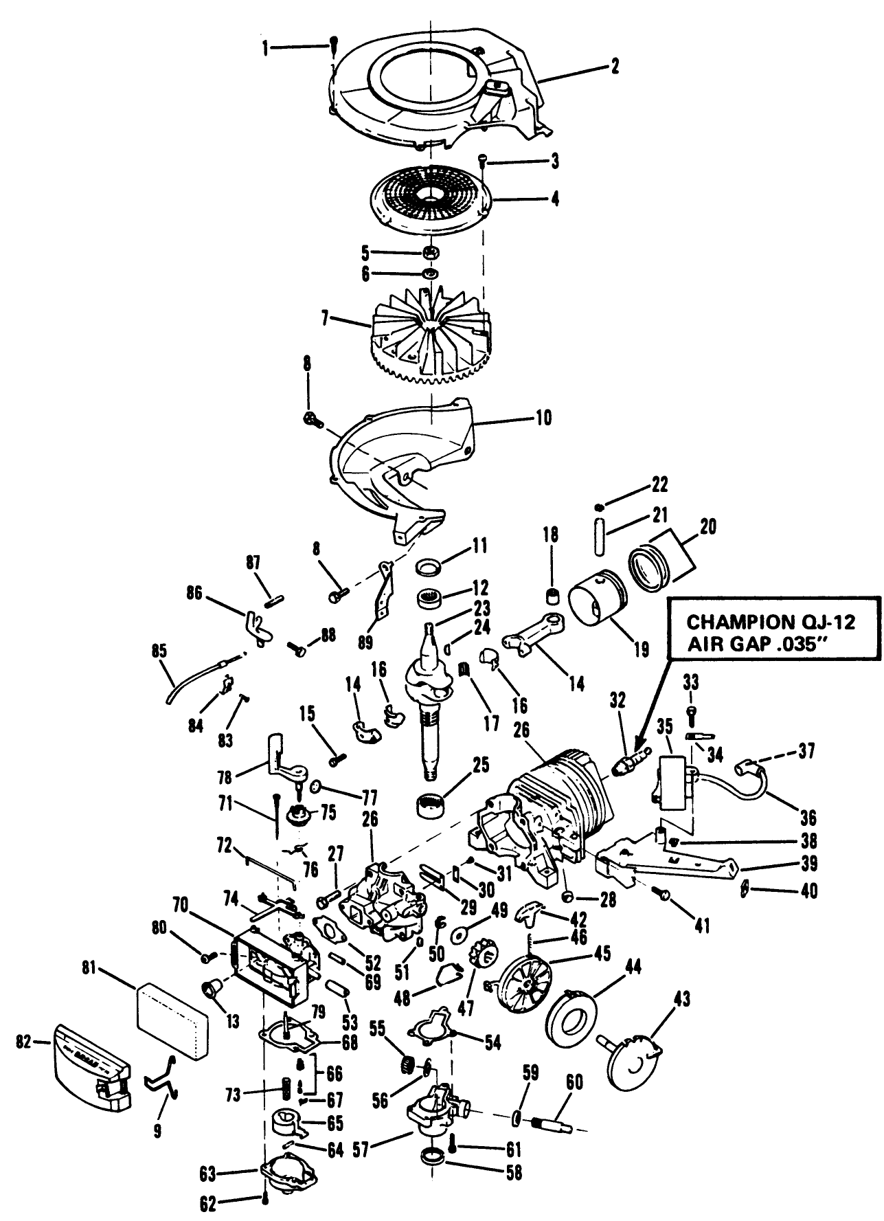 Engine Group - F141 Model 8237