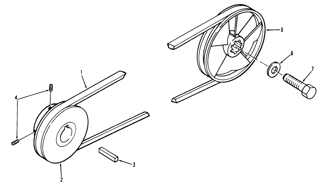 Drive Belt And Pulleys