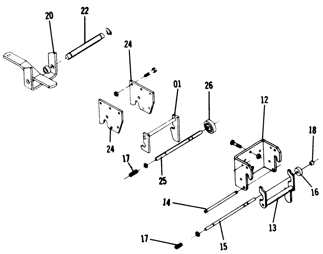 B-100 Parts Manual 7.000 Hitch Assemblies (fig. 7a)
