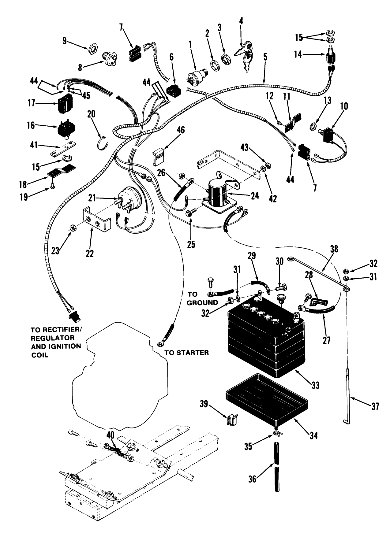 Electrical System C-175 Twin Cylinder Model