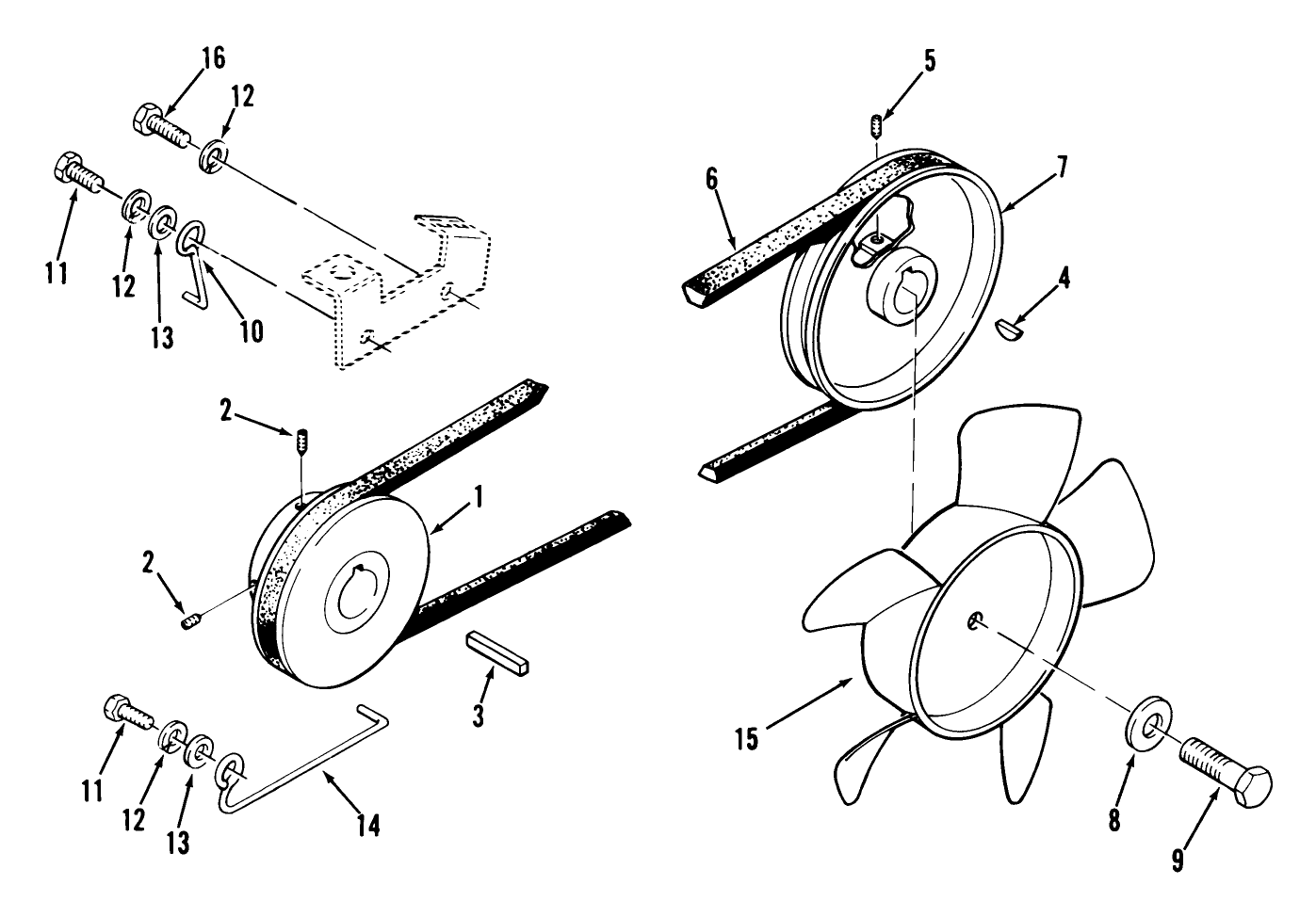 Drive Belt And Pulleys