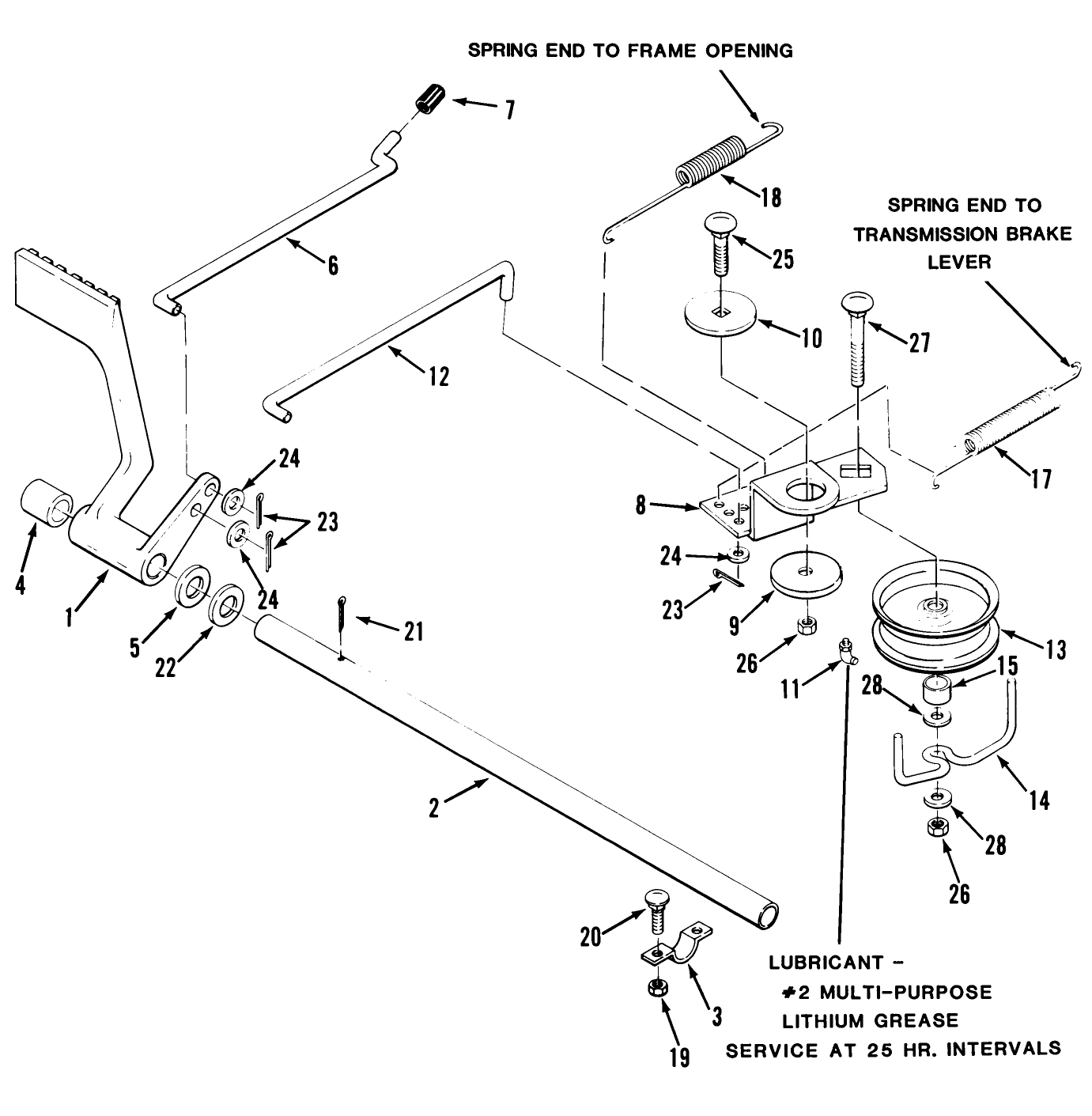 Brake And Clutch Linkage