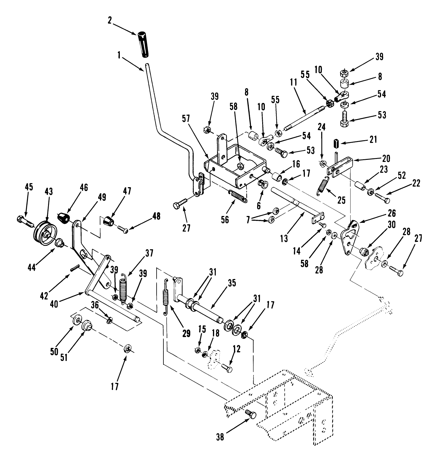 Clutch, Brake And Motion Control Linkage