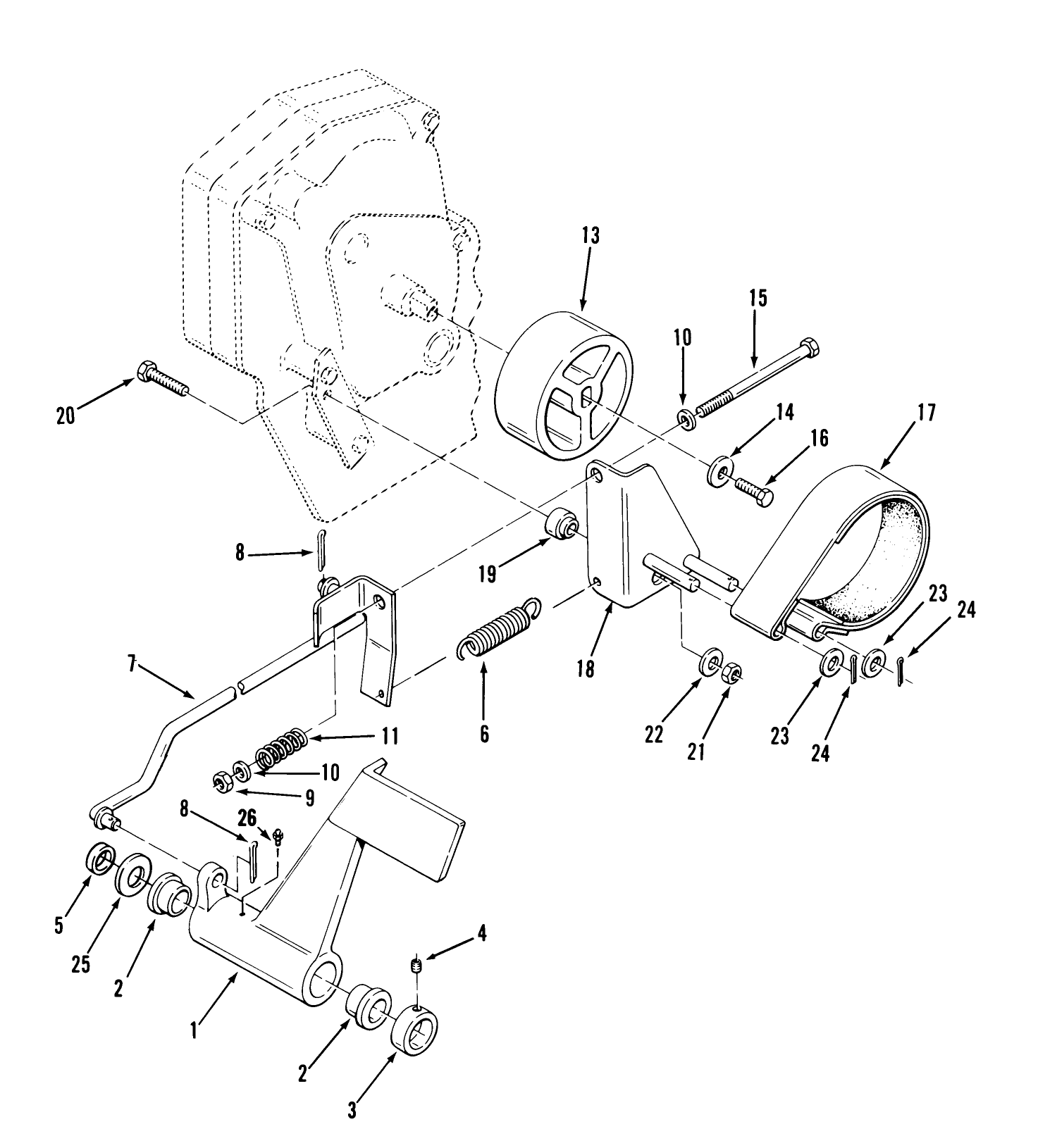 Clutch, Brake & Speed Control Linkage