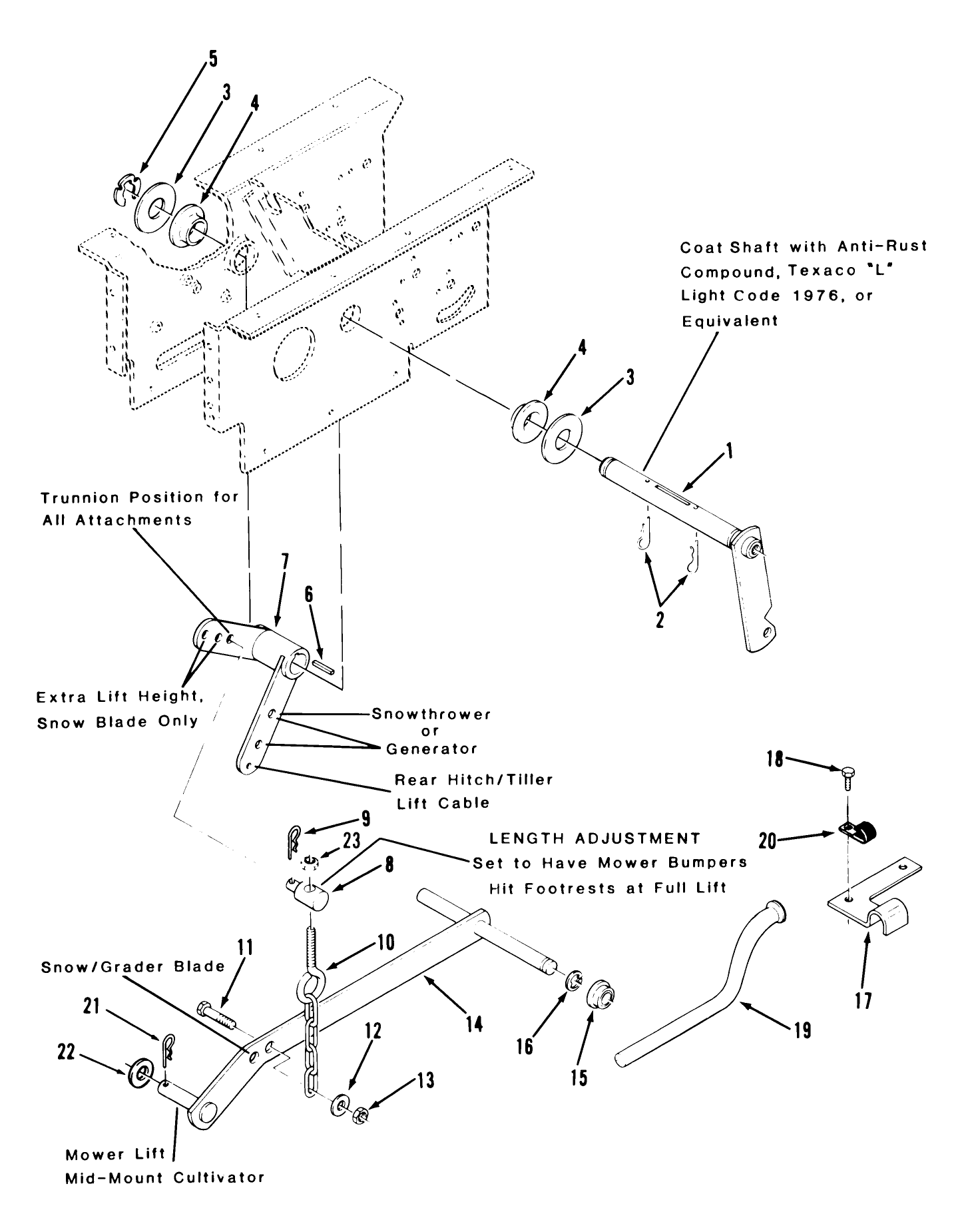 Hydraulic Lift Linkage-520-H & 520-Hc