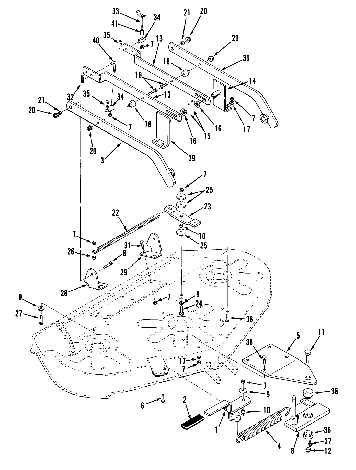 Rear Discharge Mower 42 In (107 Cm) Vehicle Identification Number 05-42ry01