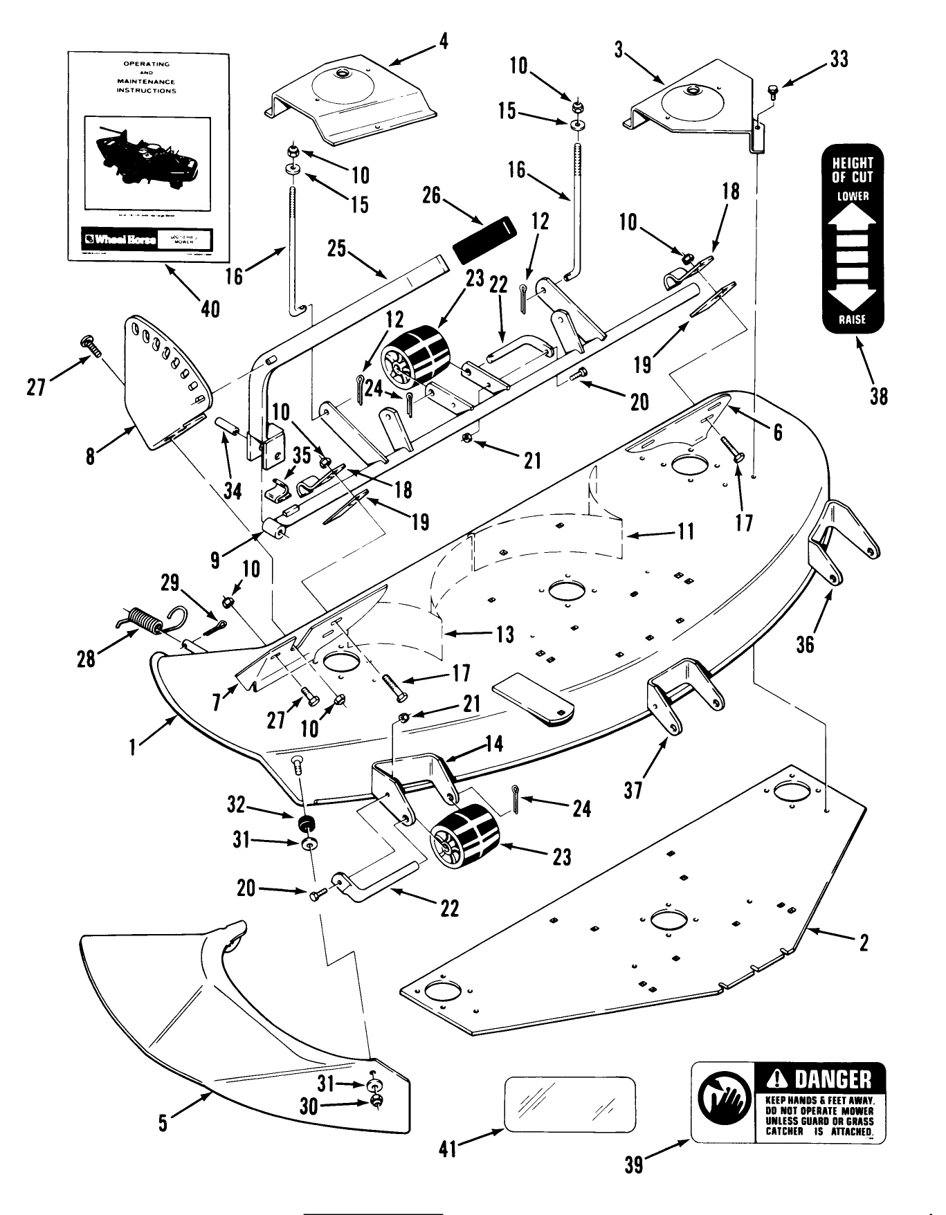 Side Discharge Mower-42 In (107 Cm) Vehicle Identification Number 05-42sy01