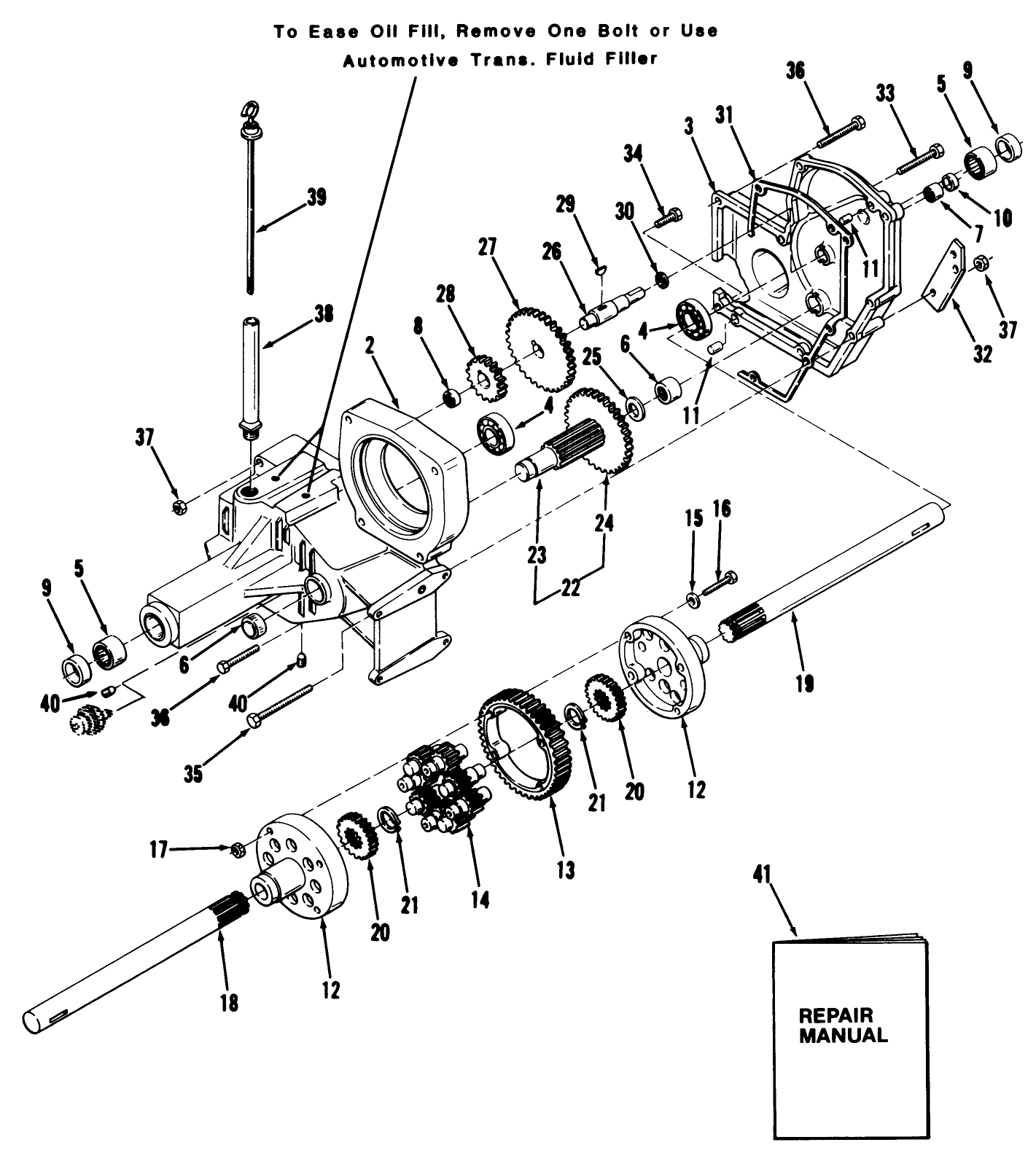 Transaxle 312-H, 416-H