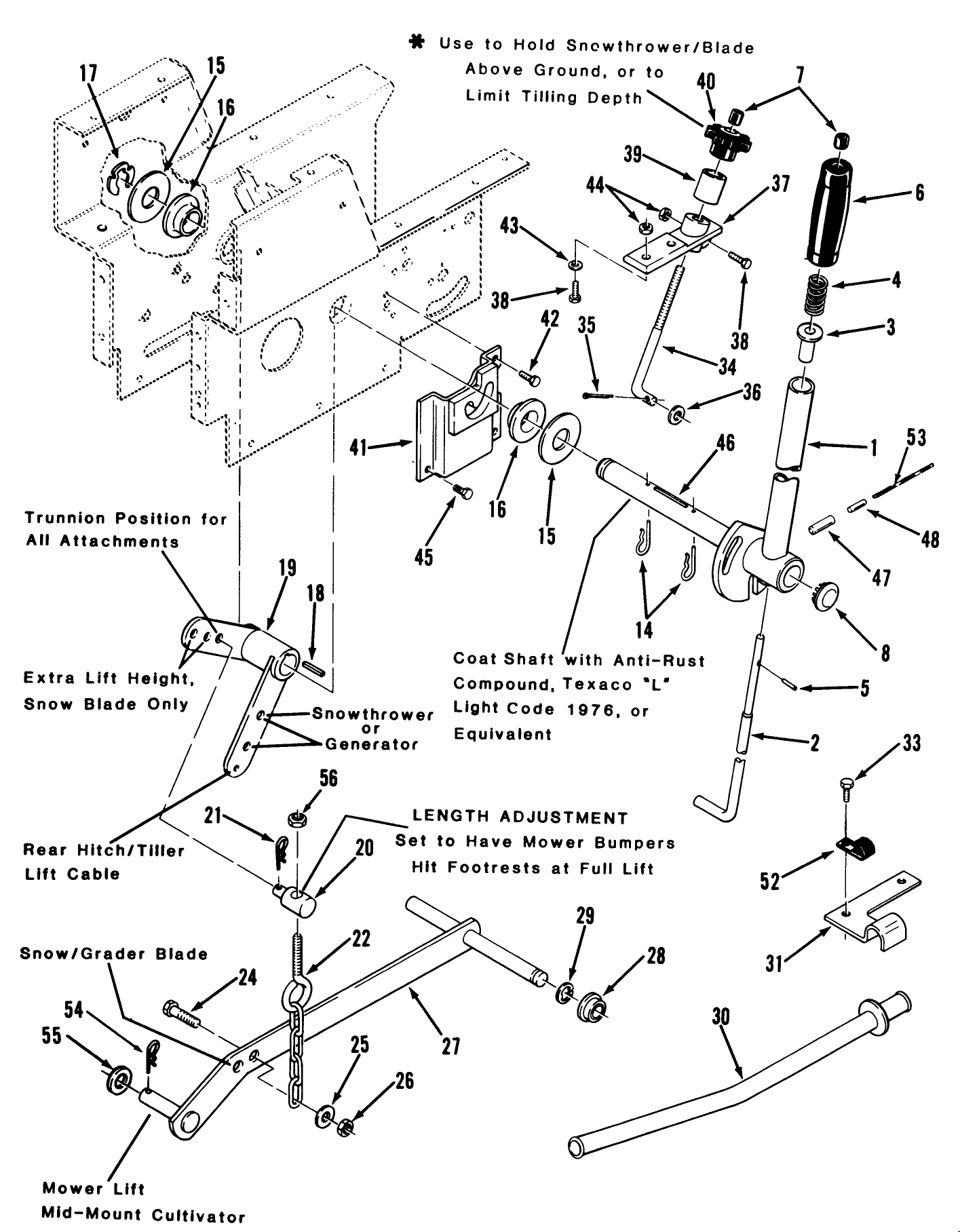 Manual Lift Linkage