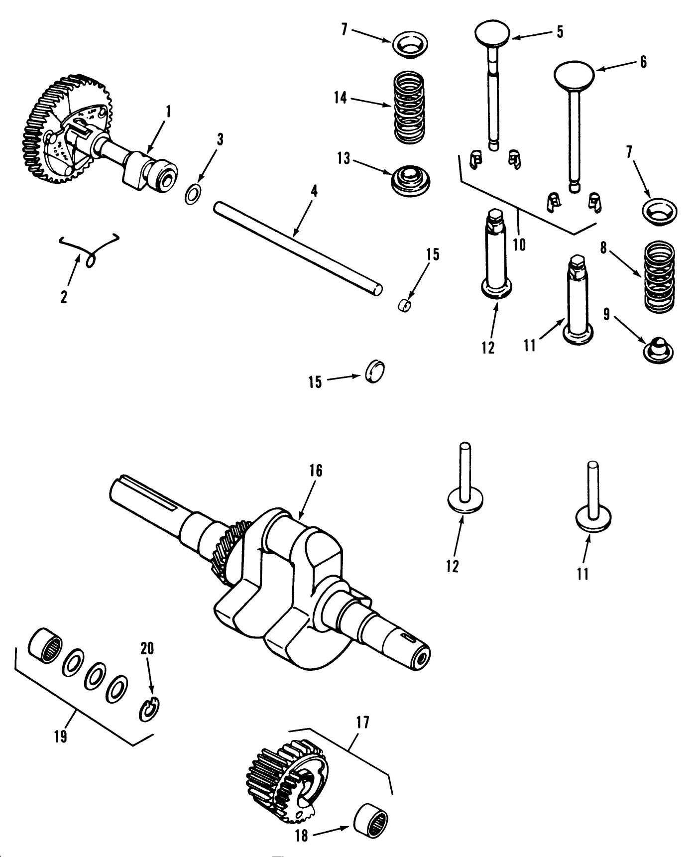 Kohler Camshaft, Crankshaft & Valves