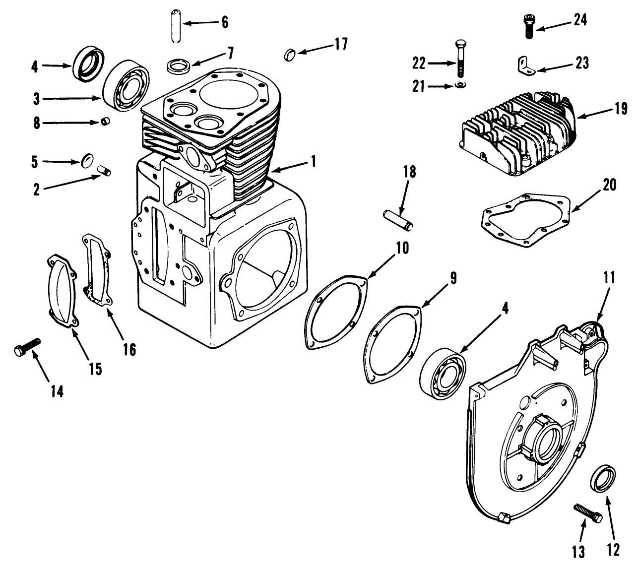 Kohler Crankcase & Cylinder Head