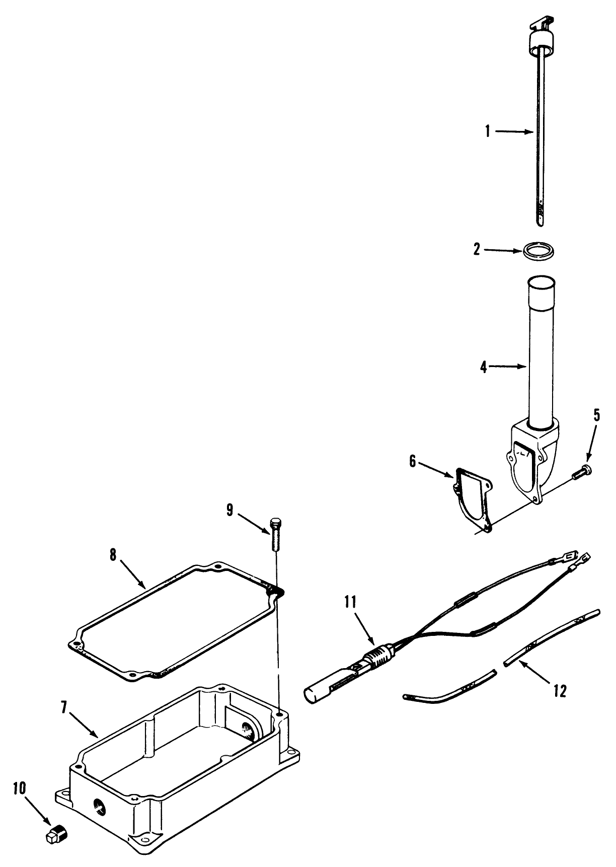 Kohler Oil Pan & Dipstick