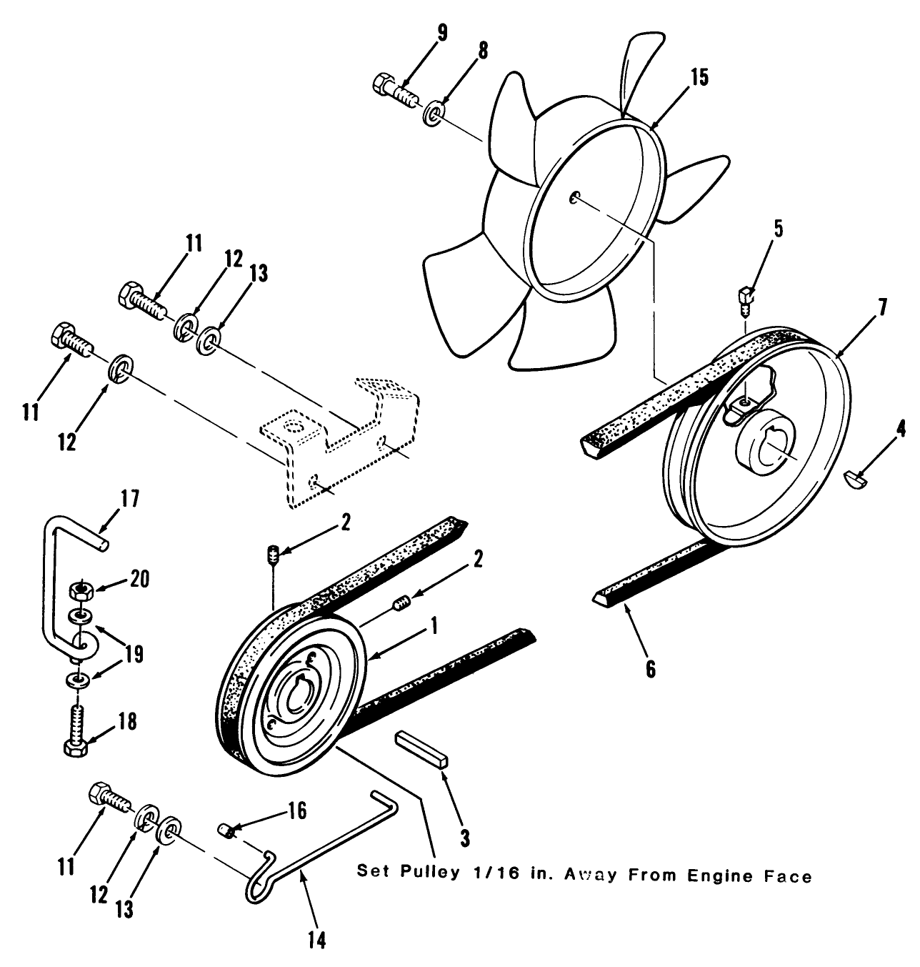 Drive Belt And Pulleys