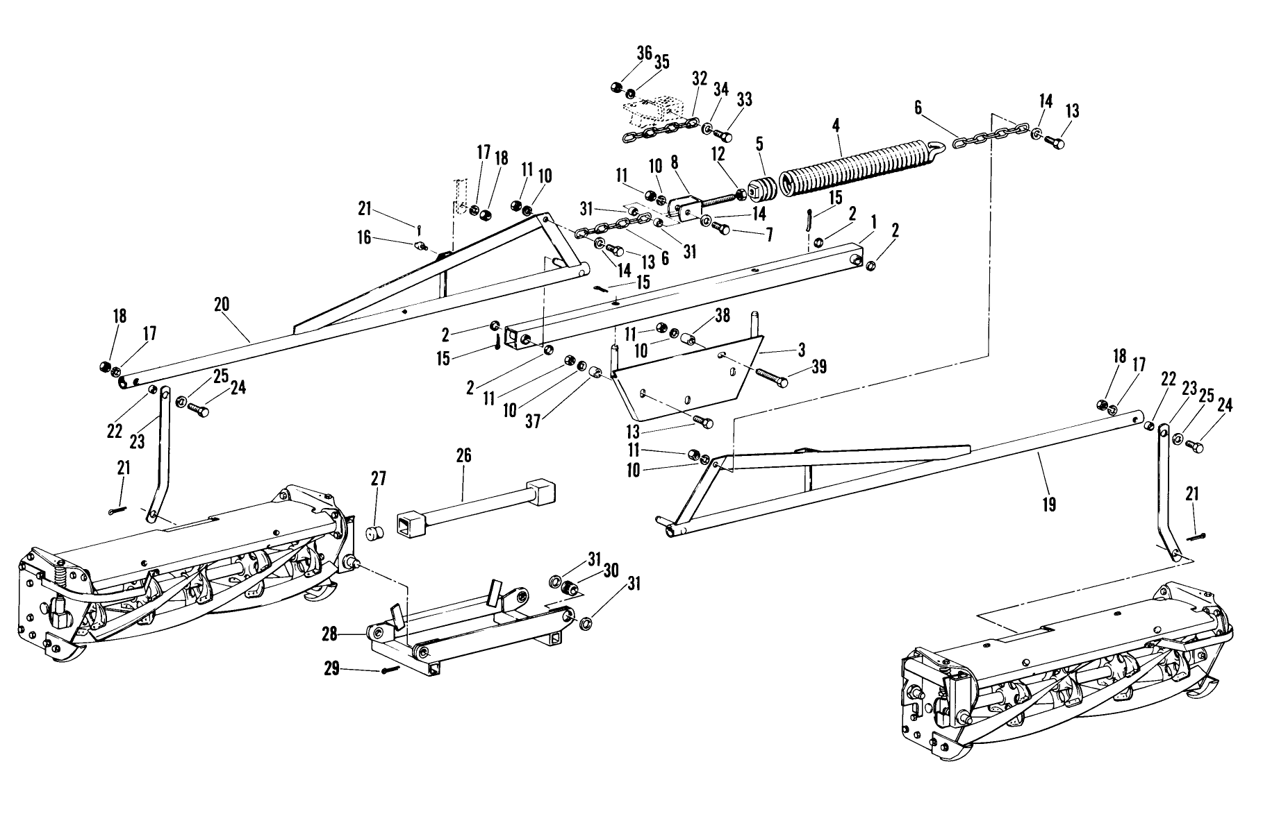 7 Unit Counterbalance Arm Parts List