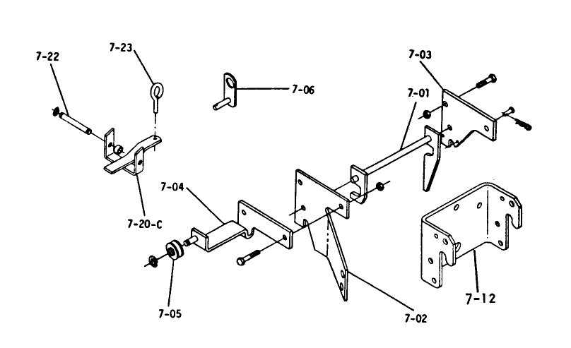 7.000 Hitch Assemblies (plate 7.1)