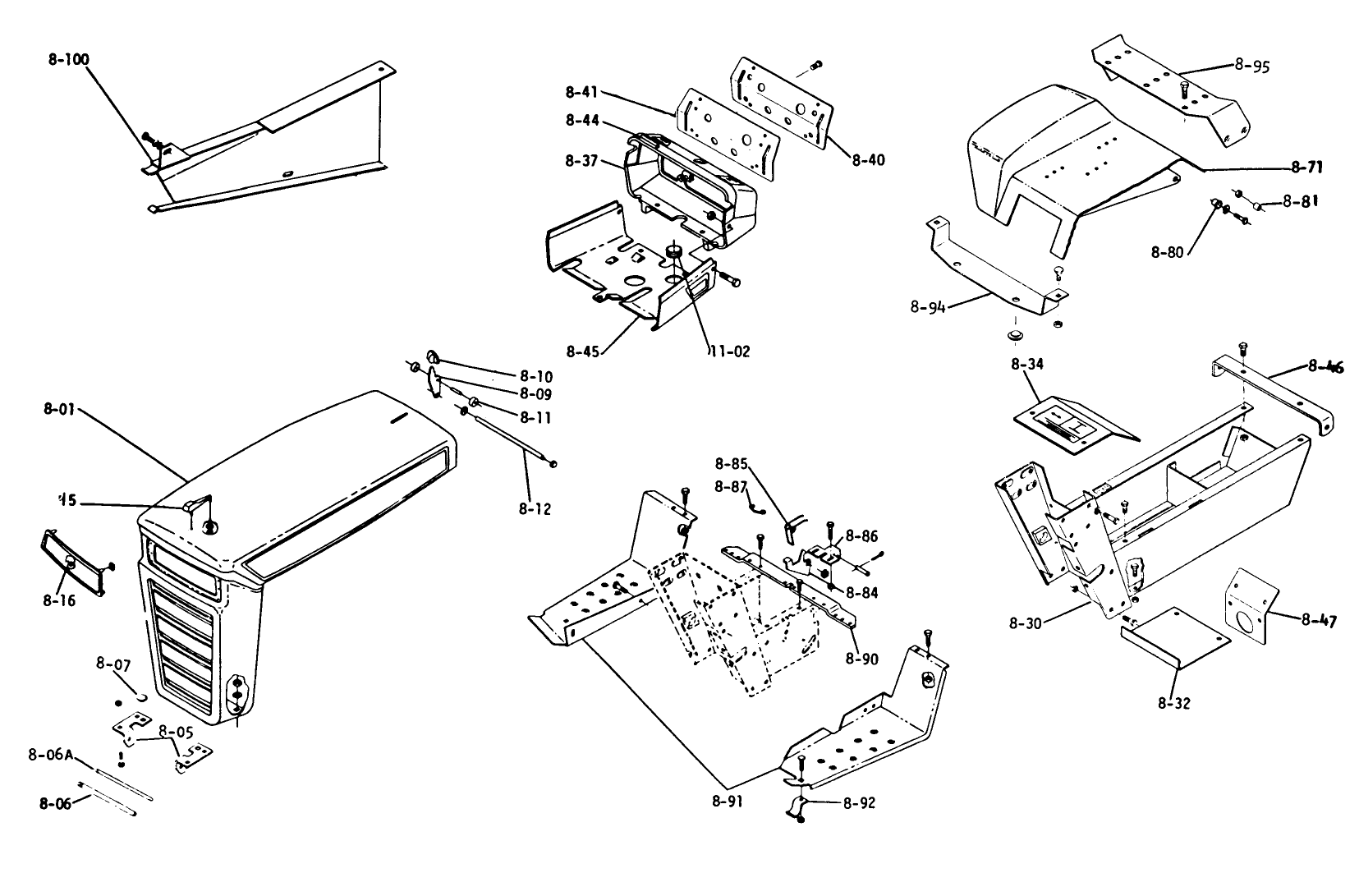 8.000 Sheet Metal And Covers (plate 8.1)