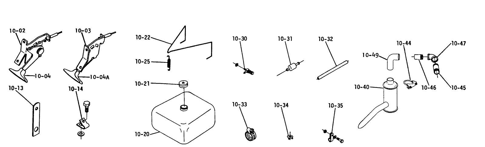 10.000 Fuel And Exhaust Systems (plate 10.1)