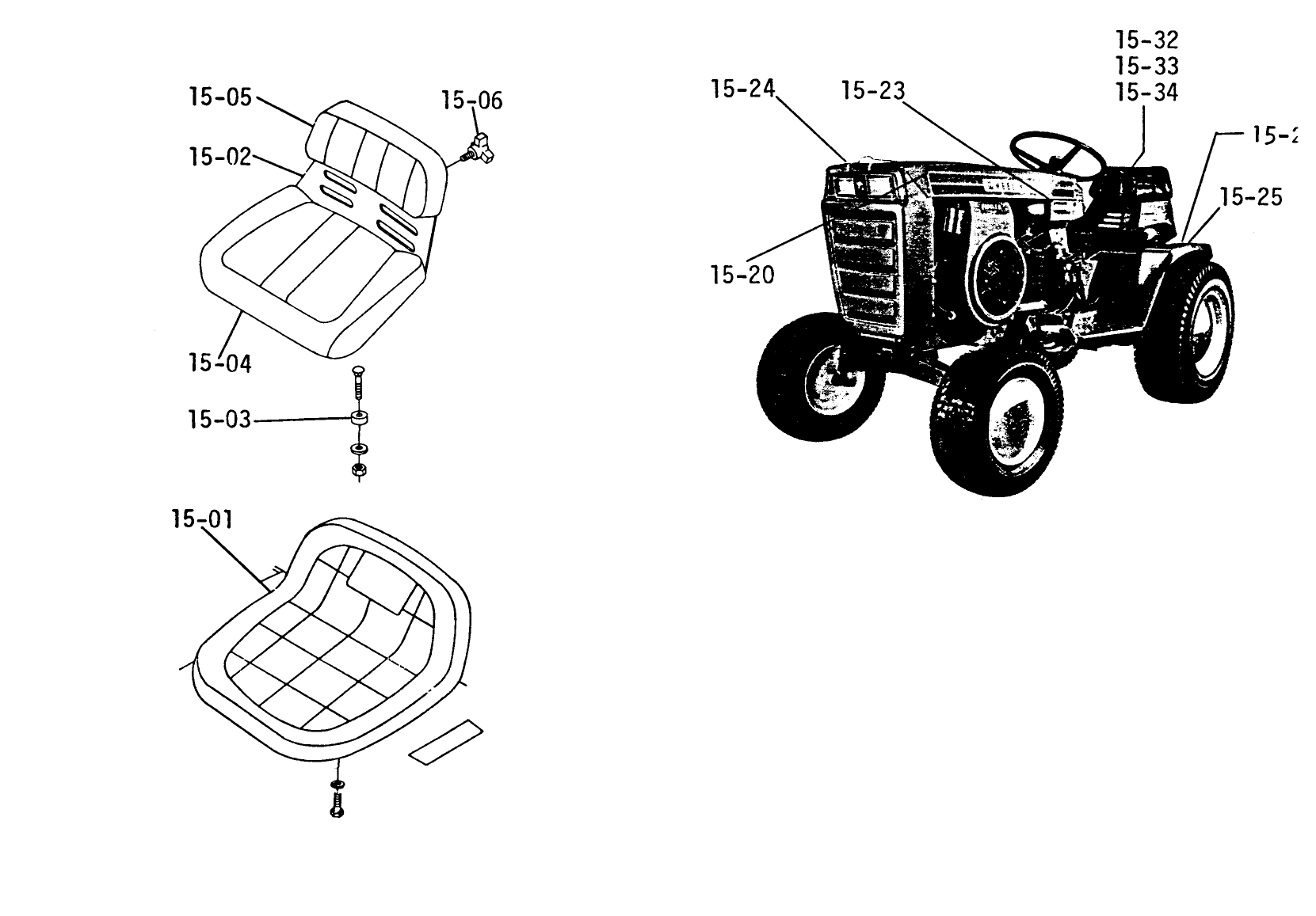 15.000 Seats, Decals, Misc. Trim(plate 15.1)