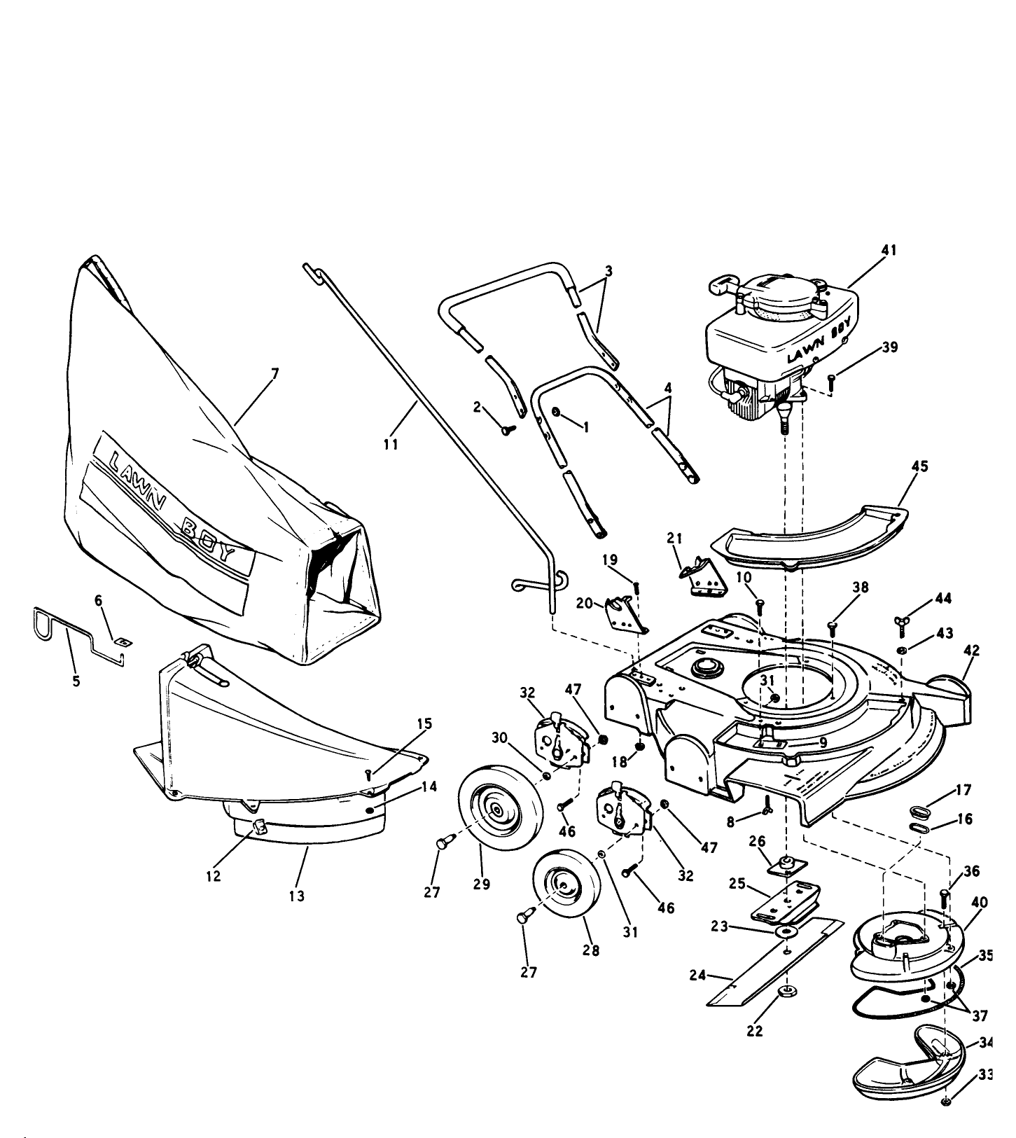 Model 7001 Ramp Kit Parts - Lawnmower | Lawnboy