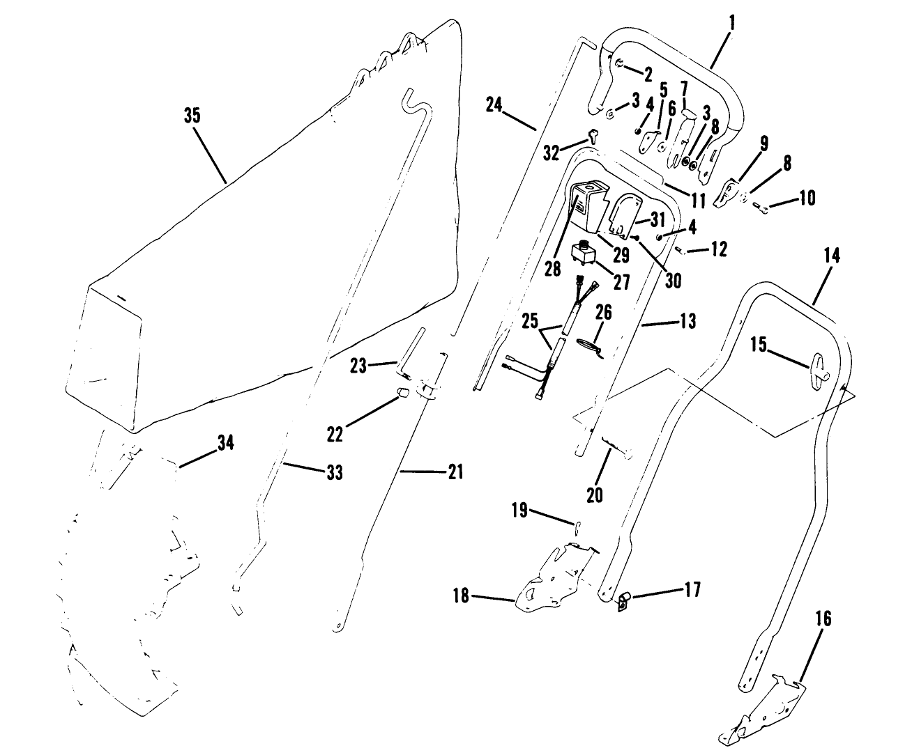 Handle And Grasscatcher Group-Models 8237