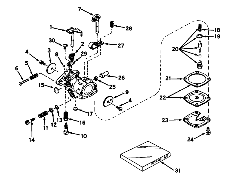Carburetor Model No. 631394