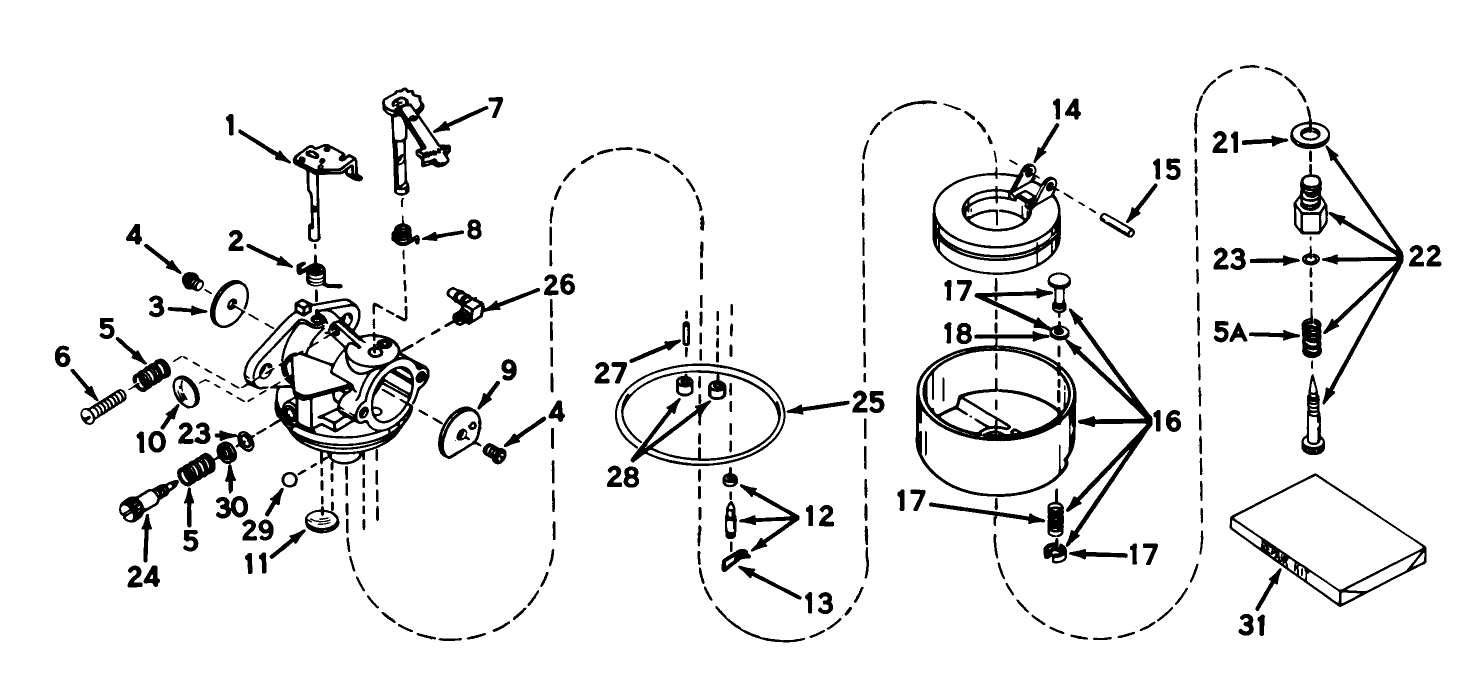 Carburetor No. 630958b