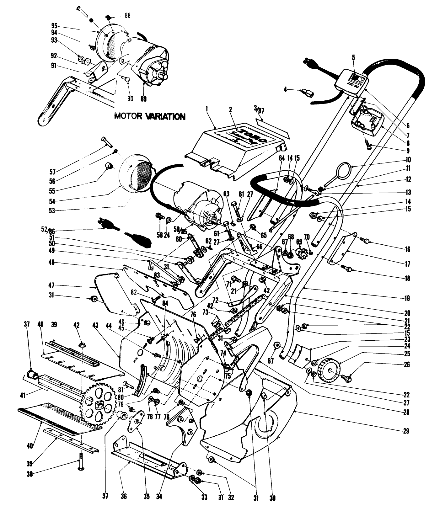 Main Frame Parts List