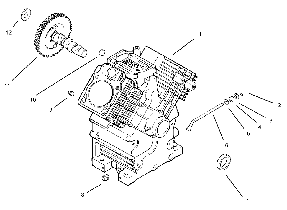Crankcase-Kohler Engine Model Ch20qs Ps 64556