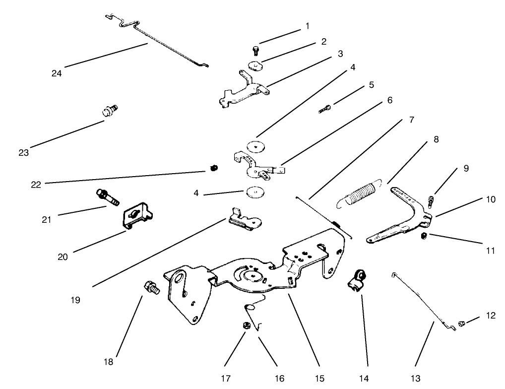 Throttle Linkage And Governor Controls