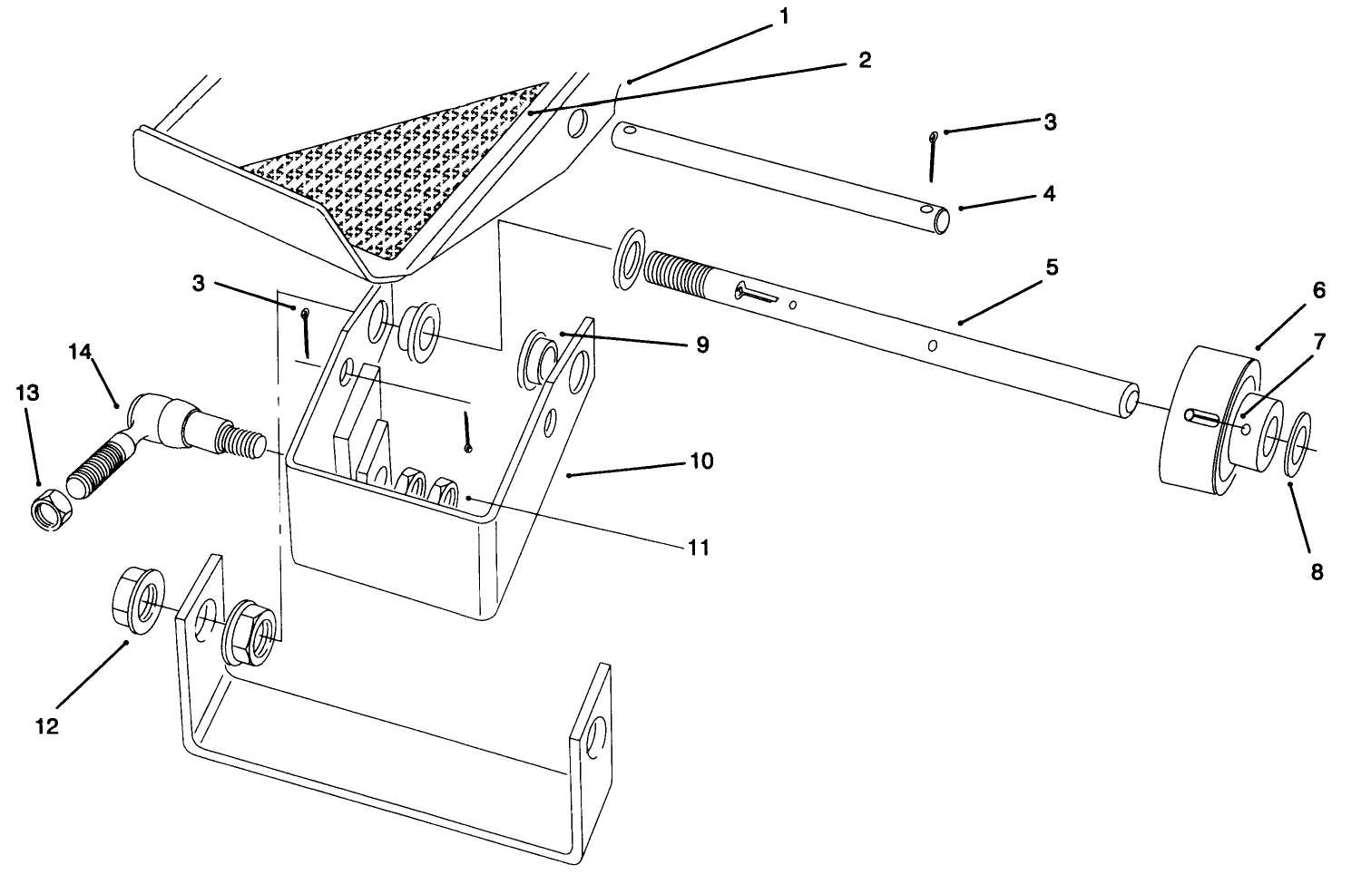 Traction Pedal Assembly