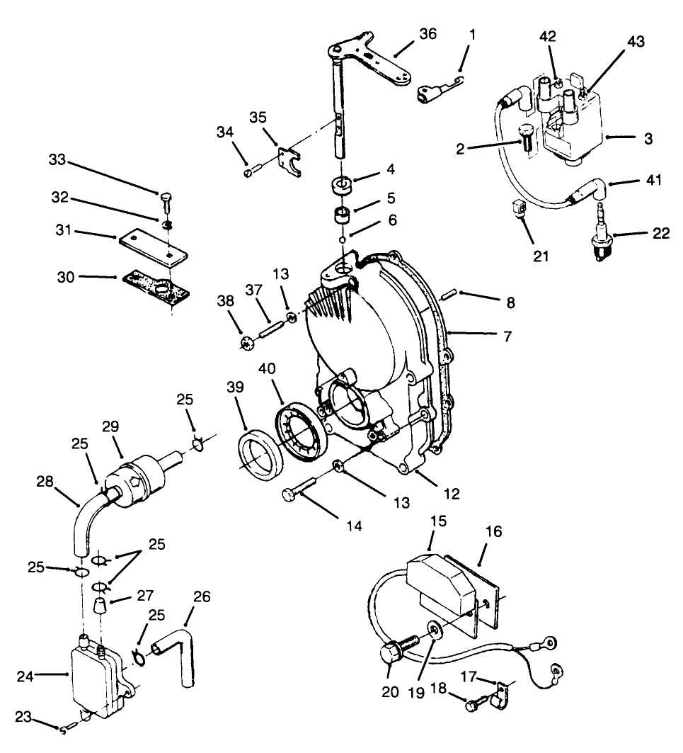 Ignition Control-Onan P220g Type 1/10808g