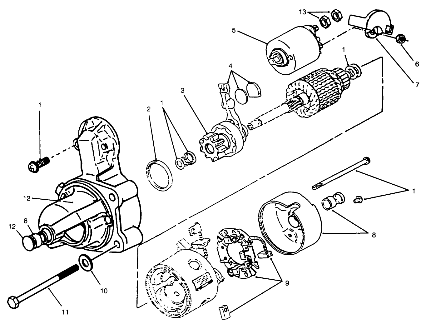 Starter-Onan P220g Type 1/10808g