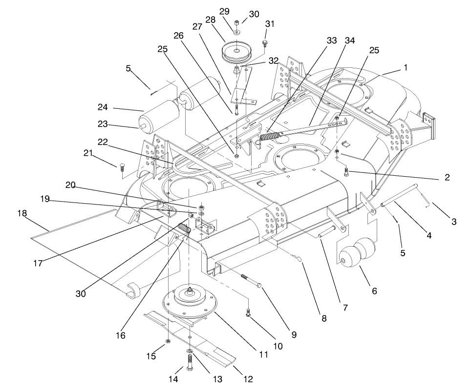 Deck And Spindle Asm