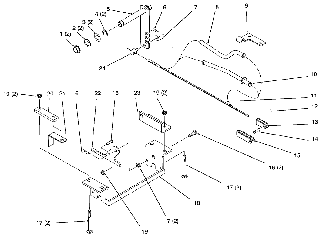 Rear Axle Mount Hitch