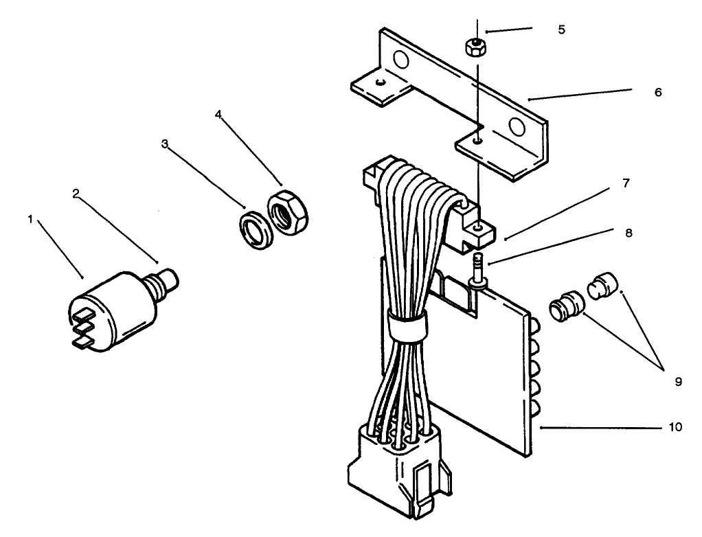 Pc Board & Test Switch